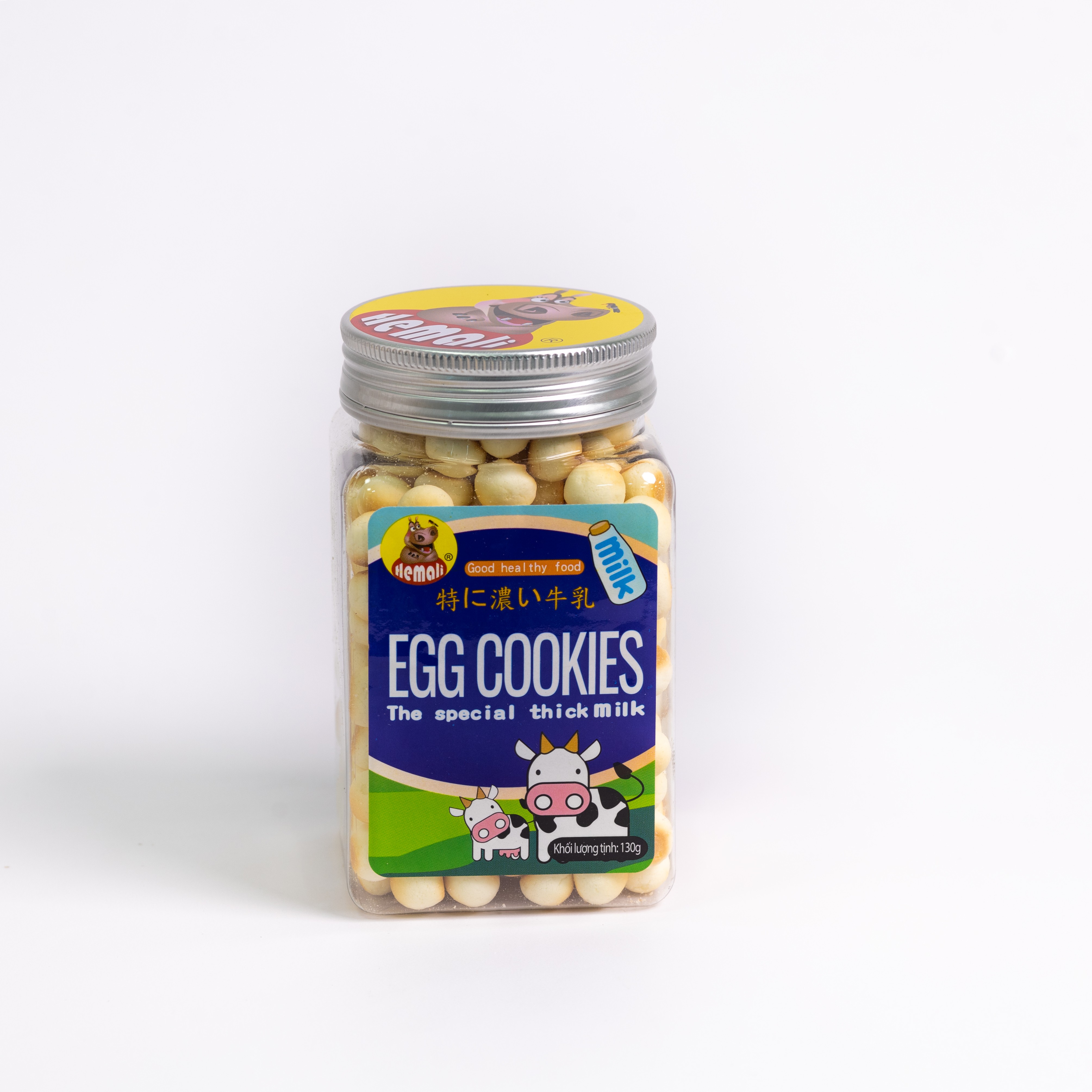 Bánh trứng Hemali - vị Sữa hũ vuông - 130g