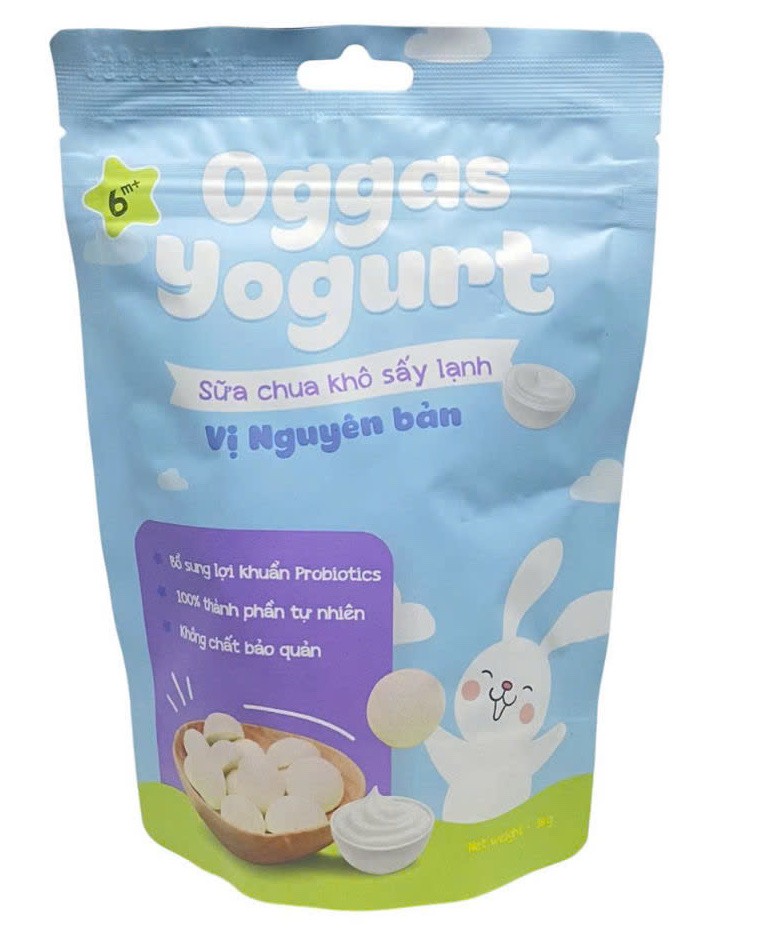Sữa chua khô sấy lạnh Oggas Yogurt vị nguyên bản