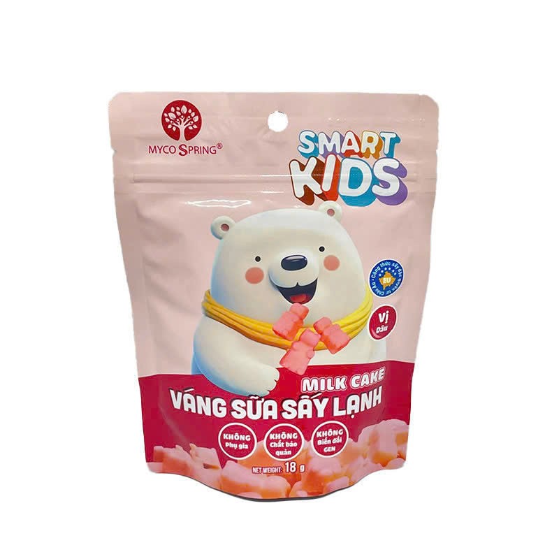 Váng sữa sấy lạnh Smart Kids vị dâu